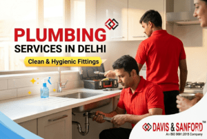 Professional plumbing services in Delhi ensuring clean, safe, and hygienic kitchen fittings for your home.
