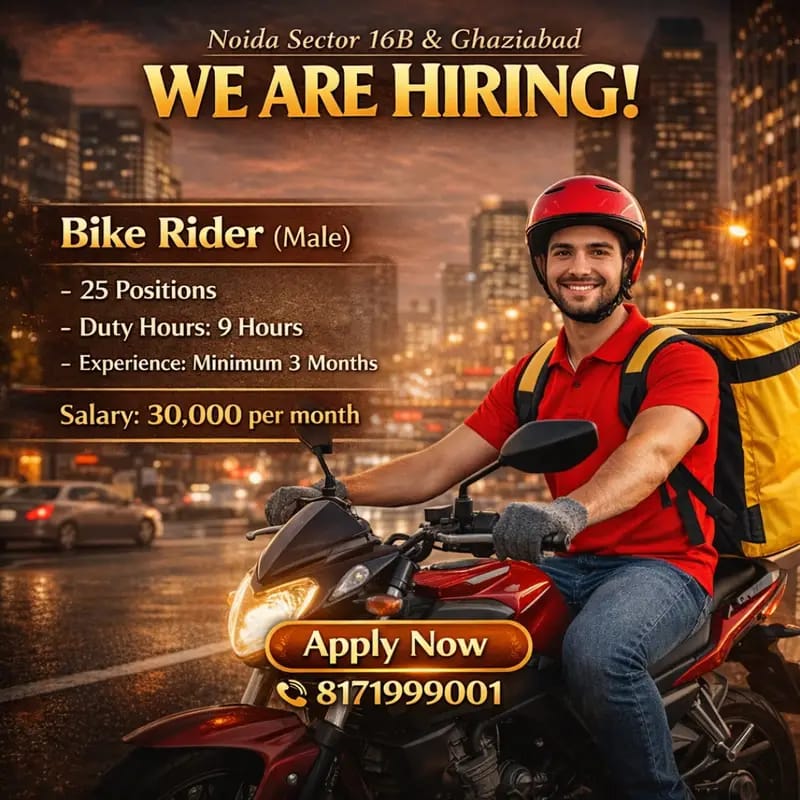 Bike Rider Hiring